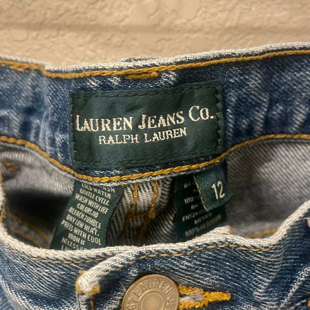 Vintage Ralph Lauren High Waist Straight Leg Jeans